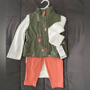 Carters Baby 3-Piece Vest Set NWT